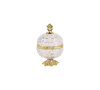 GLASS PINEAPPLE SMALL VGC367S CANDY JAR (PADI